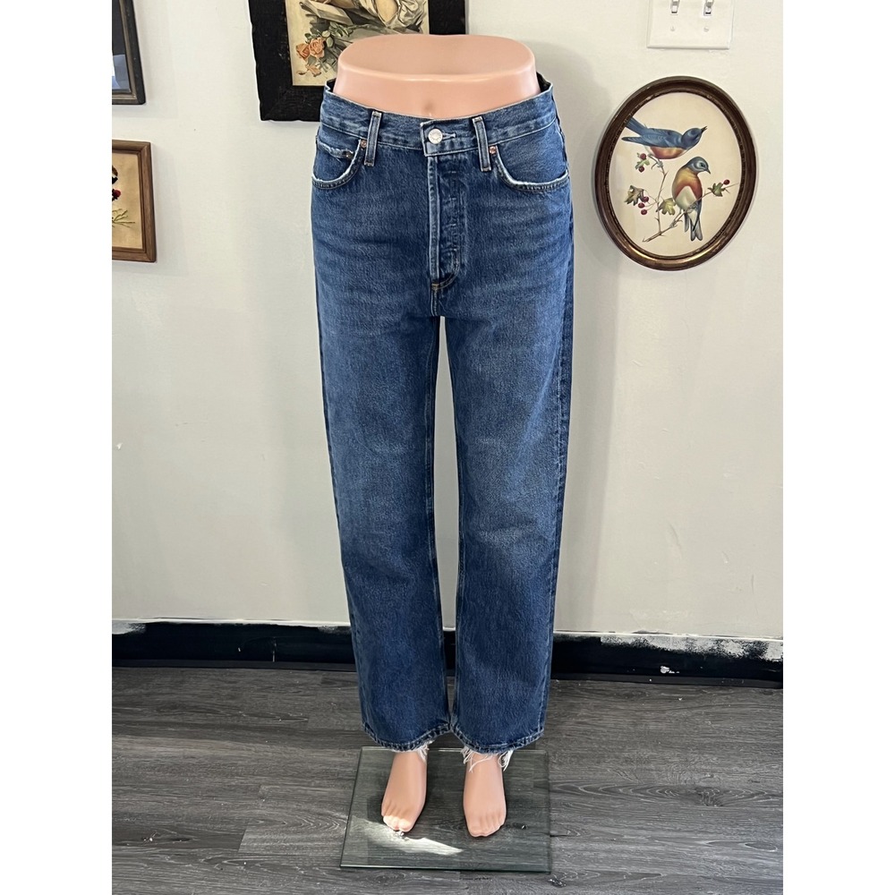 AGOLDE 90s Pinch Waist High Rise Straight Leg Denim Jeans Size 26